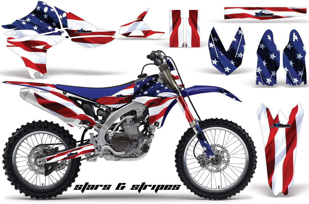 Yamaha YZ450F 2010 Graphics STARS&STRIPES-NP